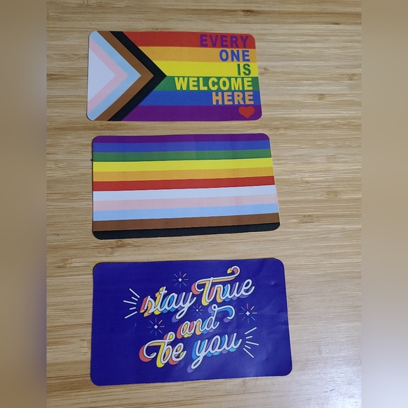 Every One is Welcome Here Progress Pride LGBTQ POC Transgender 3x5 Flag bundle - Picture 3 of 7